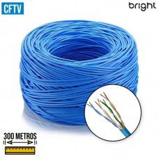 Caixa Cabo de Rede 300m CFTV01 Bright - Azul